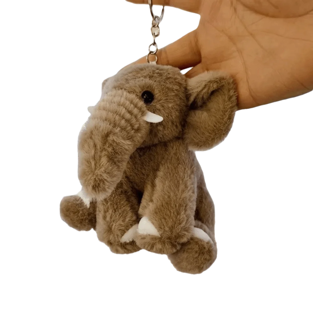 Porte Clé Éléphant en Peluche - vue 14