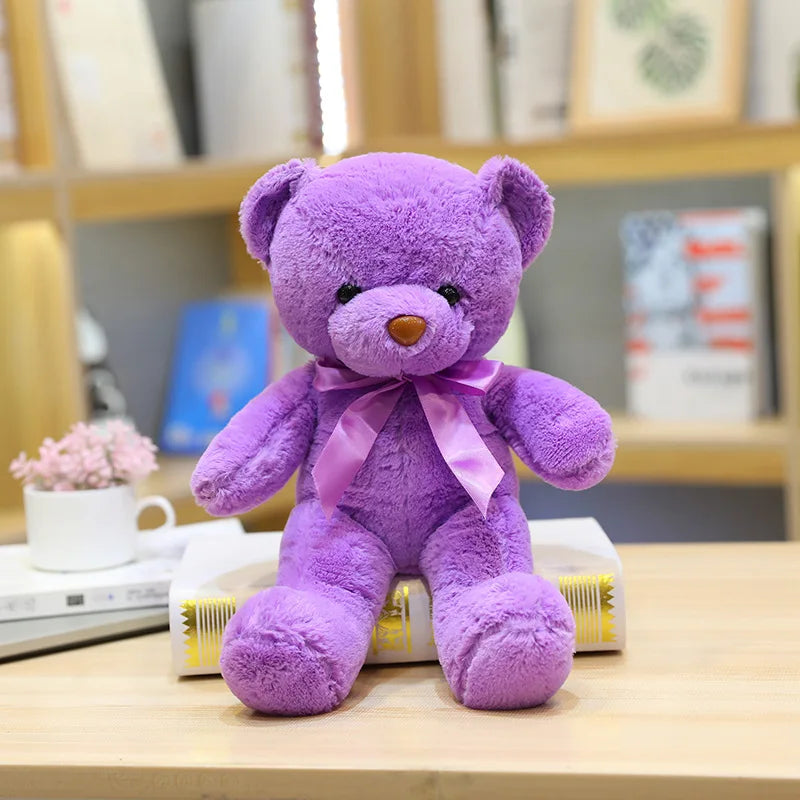 Doudou Ours Violet - vue 2