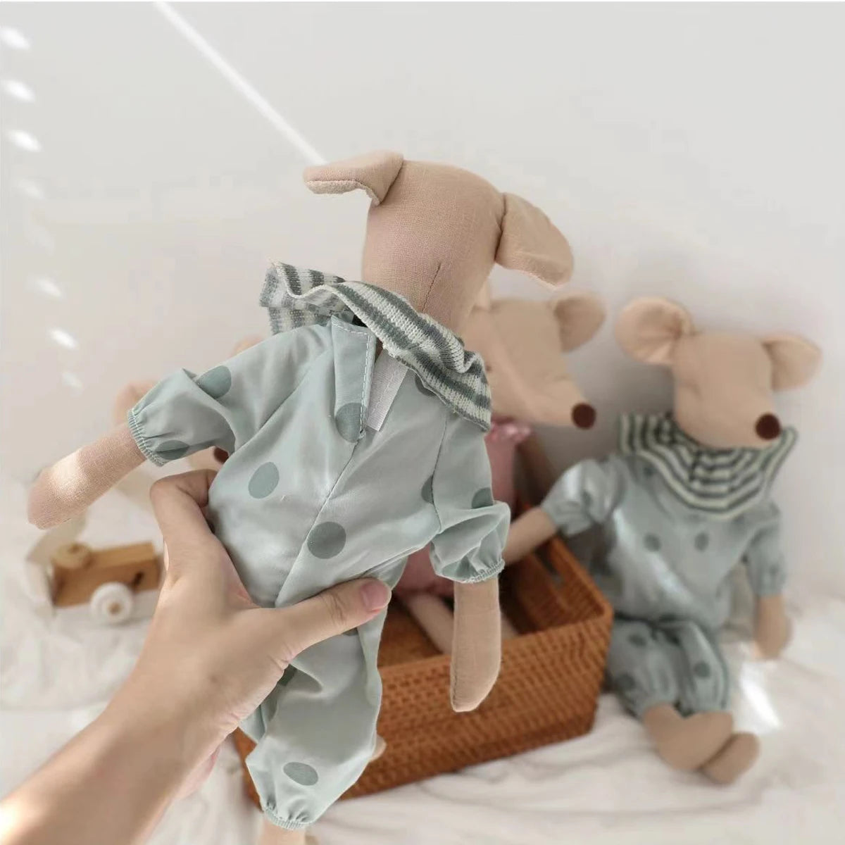 Doudou Souris Verte - vue 3