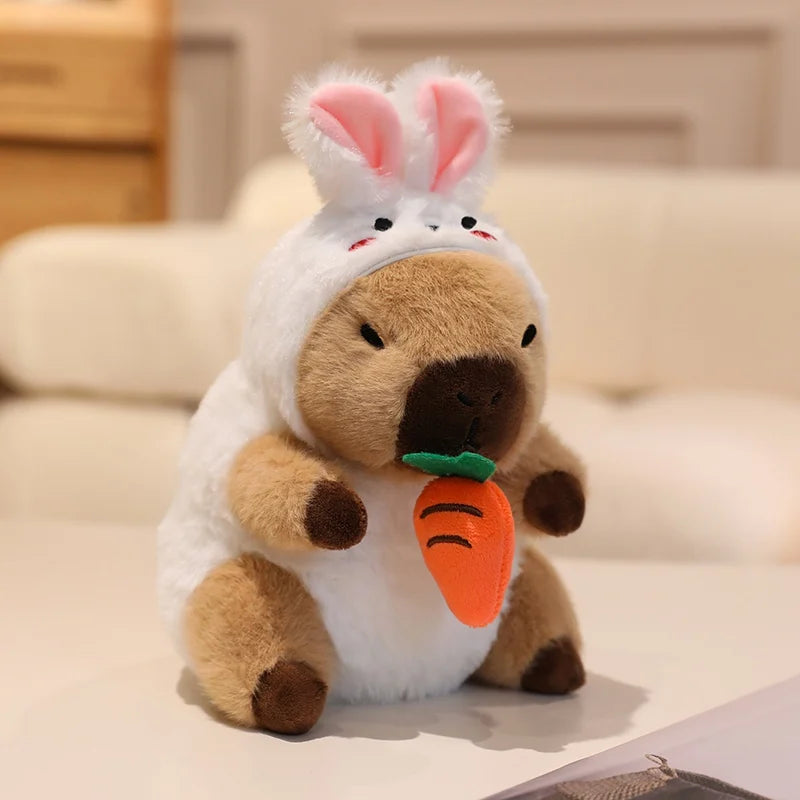 Mini Doudou Capybara - Déguisement Lapin - vue 2