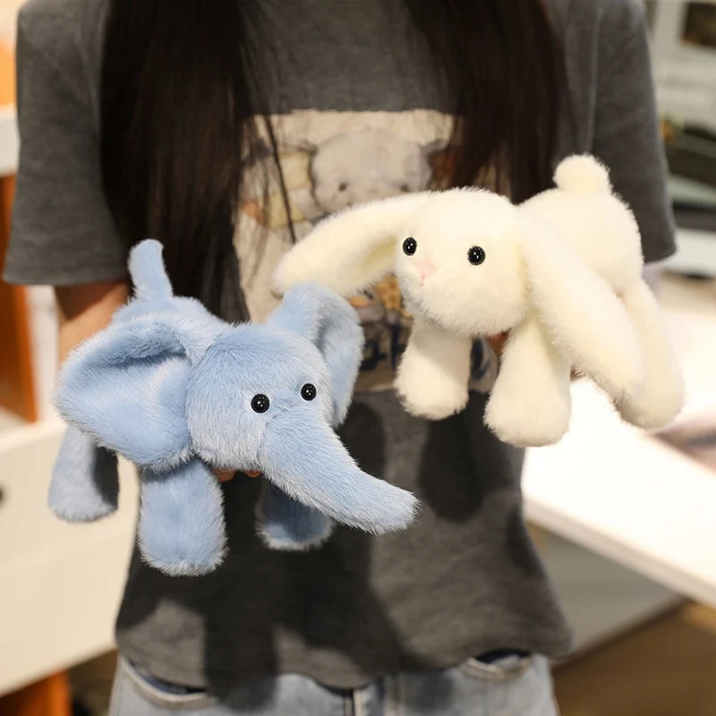 Petit Doudou Éléphant Bleu - vue 2