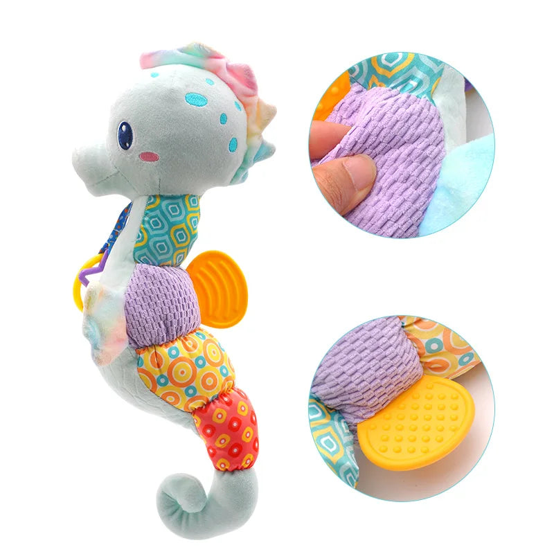Hochet Hippocampe en Peluche - vue 5
