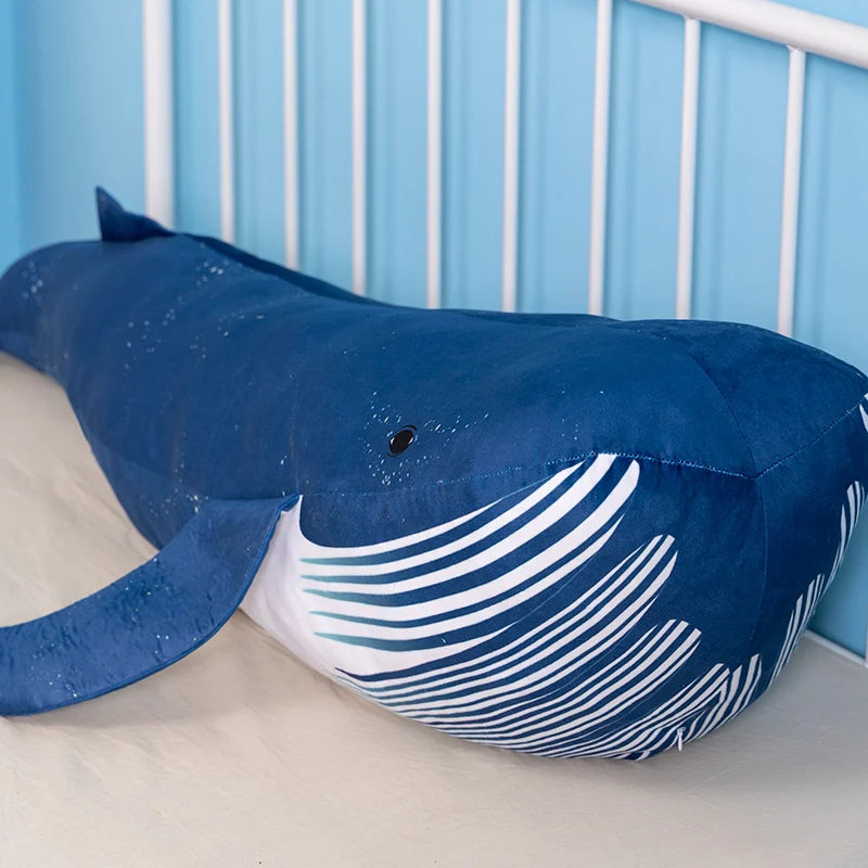 Grande Peluche Baleine Bleu - vue 4