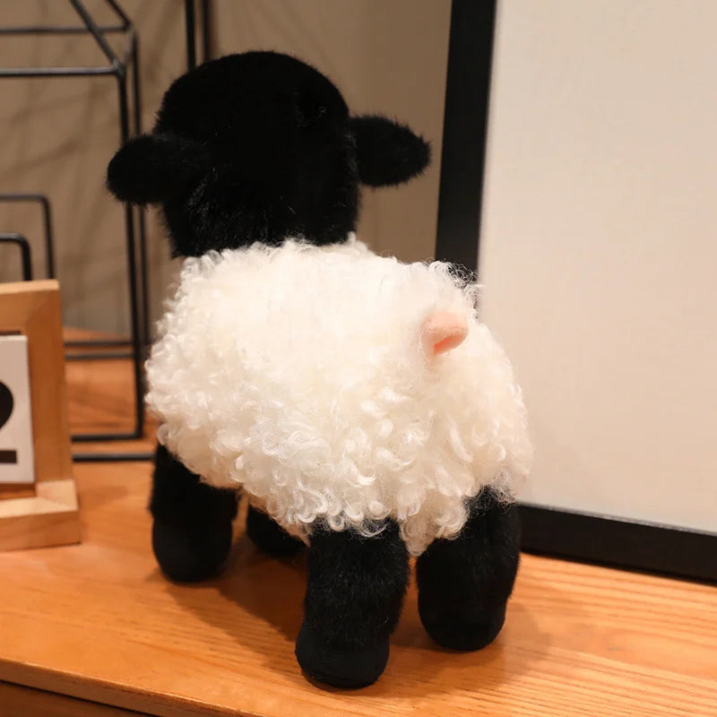 Peluche Agneau Noir avec Fourrure - vue 5