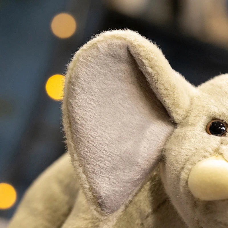 Peluche Éléphant Gris 35 Cm - vue 6