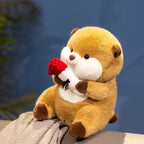 Doudou Loutre avec Rose - vue 5