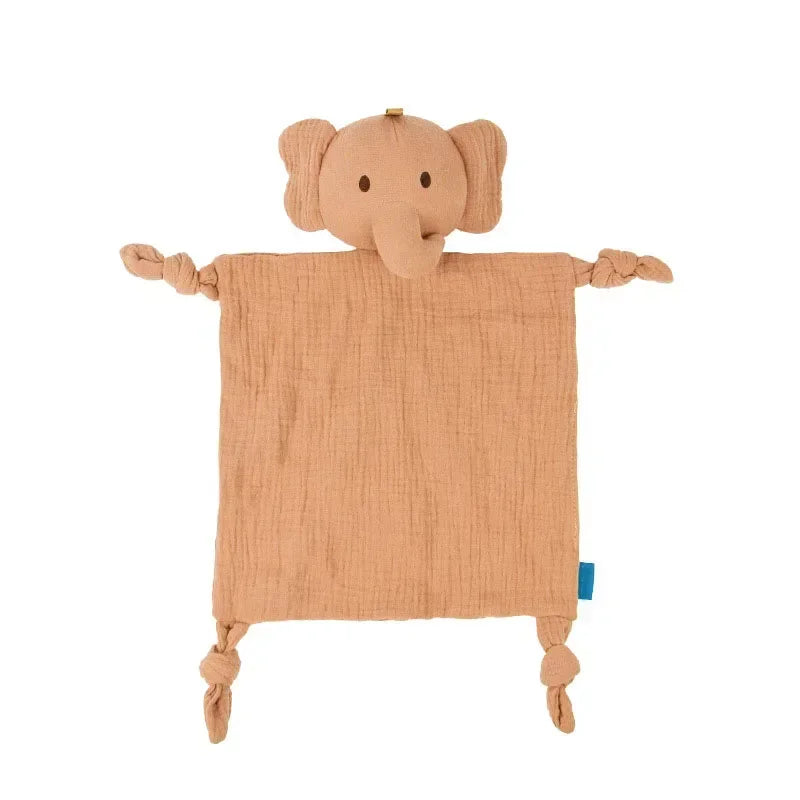 Doudou Plat Éléphant Orange - vue 2