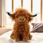 Peluche Vache Highland Réaliste - vue 3