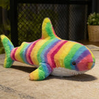 Peluche Requin Arc en Ciel - 40cm - vue 2