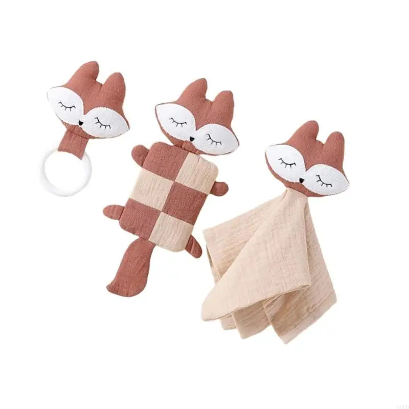 Kit Naissance Doudou Renard - 3 Pièces - vue 3