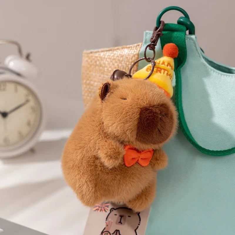 Peluche Capybara Happy Birthday - vue 8