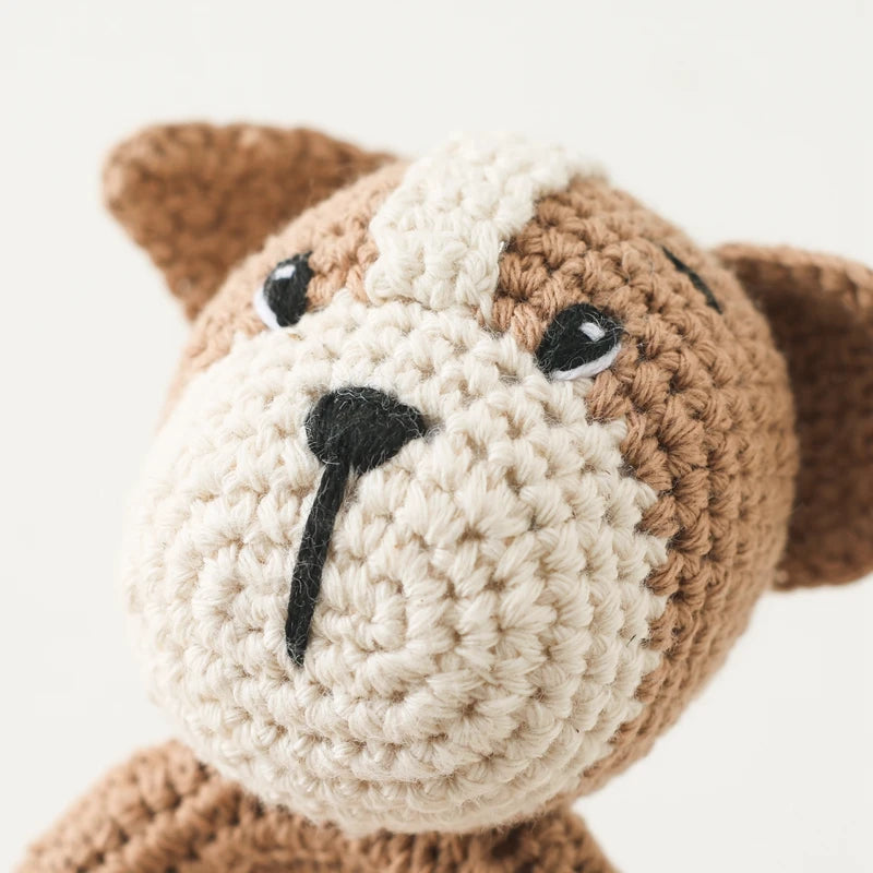 Hochet Chien en Peluche et Bois - vue 6