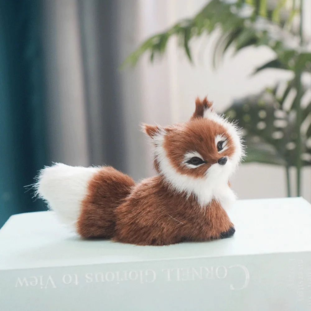 Petit Renard Marron en Peluche - vue 2