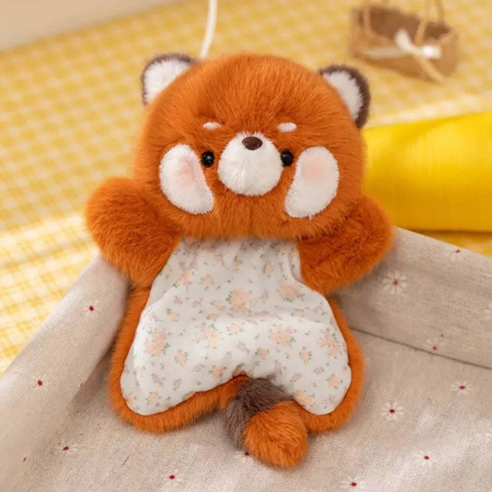 Doudou Plat Panda Roux - vue 2