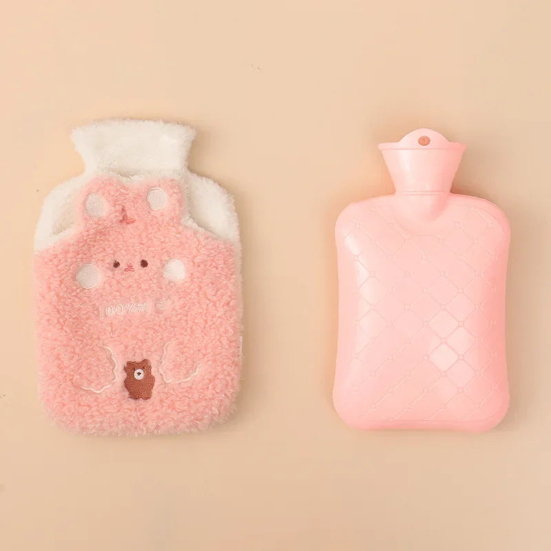 Kawaii Bouillotte Lapin Rose et Blanc Japon - vue 8