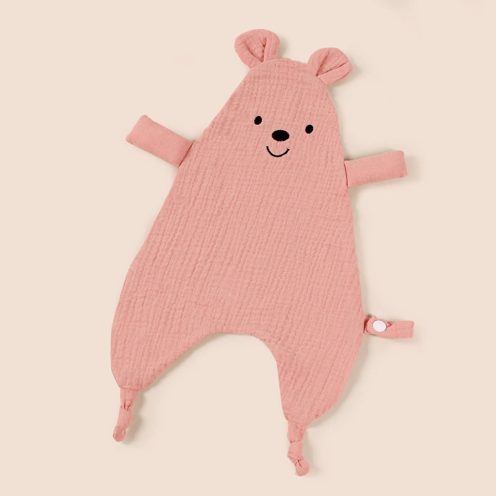 Doudou Plat Ourson en Coton - Multiples Couleurs - vue 13