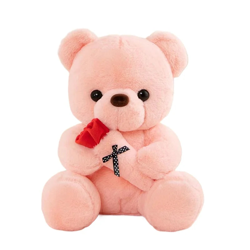 Ours en Peluche avec des Roses - vue 2