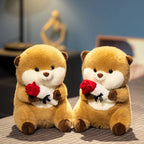 Doudou Loutre avec Rose - vue 6
