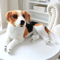 grande peluche beagle réaliste
