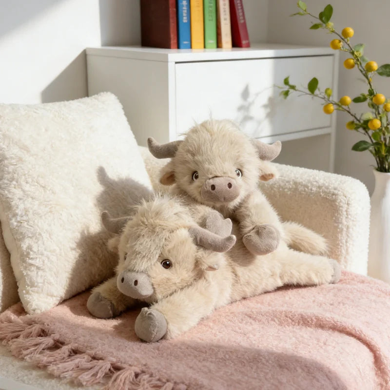 Peluche Vache Grise - vue 3