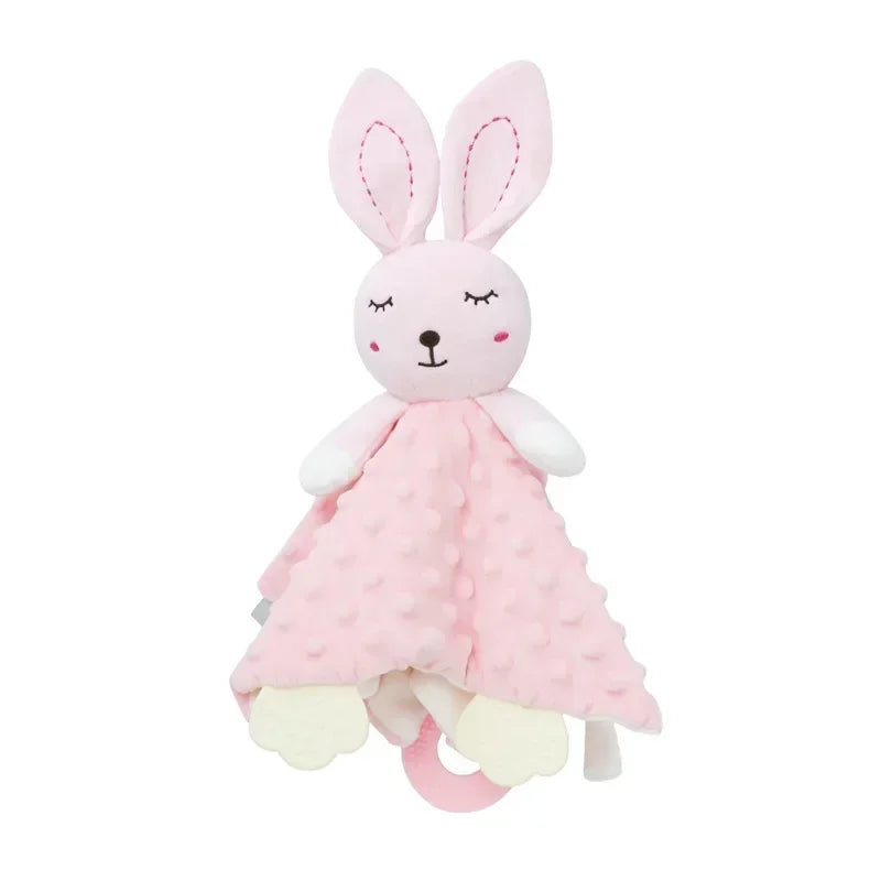 Doudou Mouchoir Lapin Rose pour Bébé - vue 2