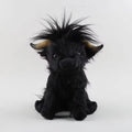 Vache Highland Noir Peluche - vue 2