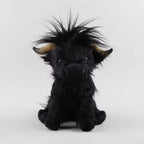Vache Highland Noir Peluche - vue 2
