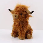 Peluche Vache Highland Réaliste - vue 2