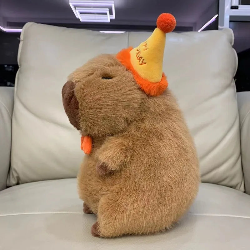 Peluche Capybara Happy Birthday - vue 3