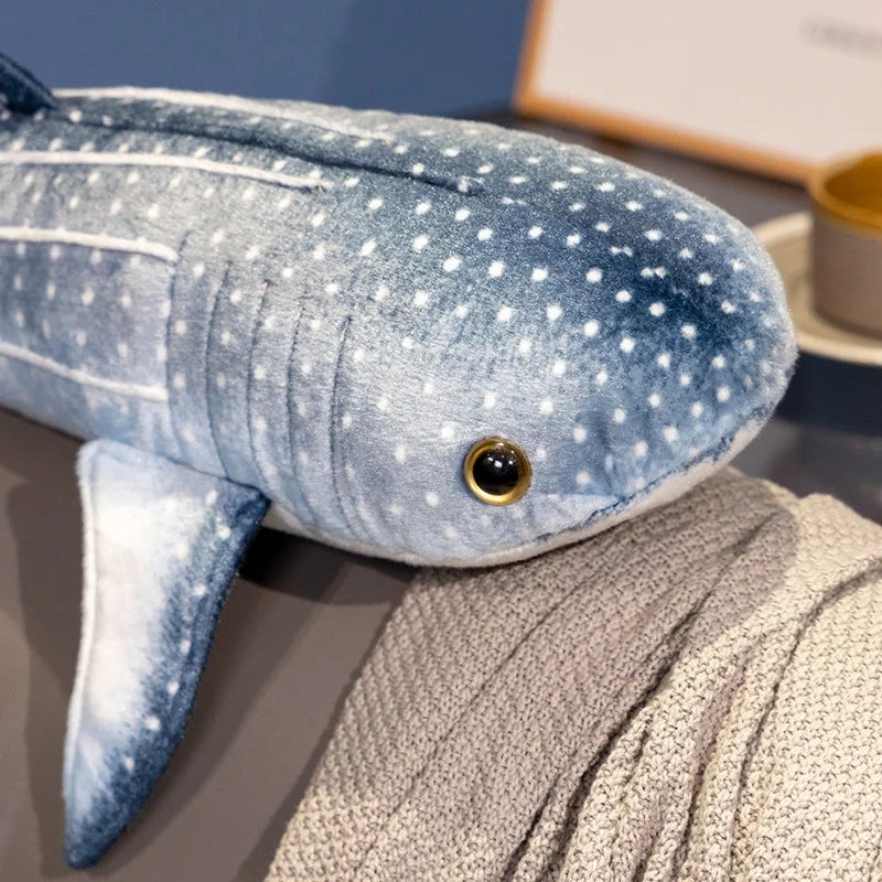 Peluche Requin Baleine Réaliste - 60 Cm - vue 5