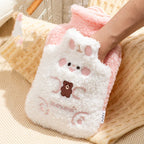 Kawaii Bouillotte Lapin Rose et Blanc Japon - vue 4