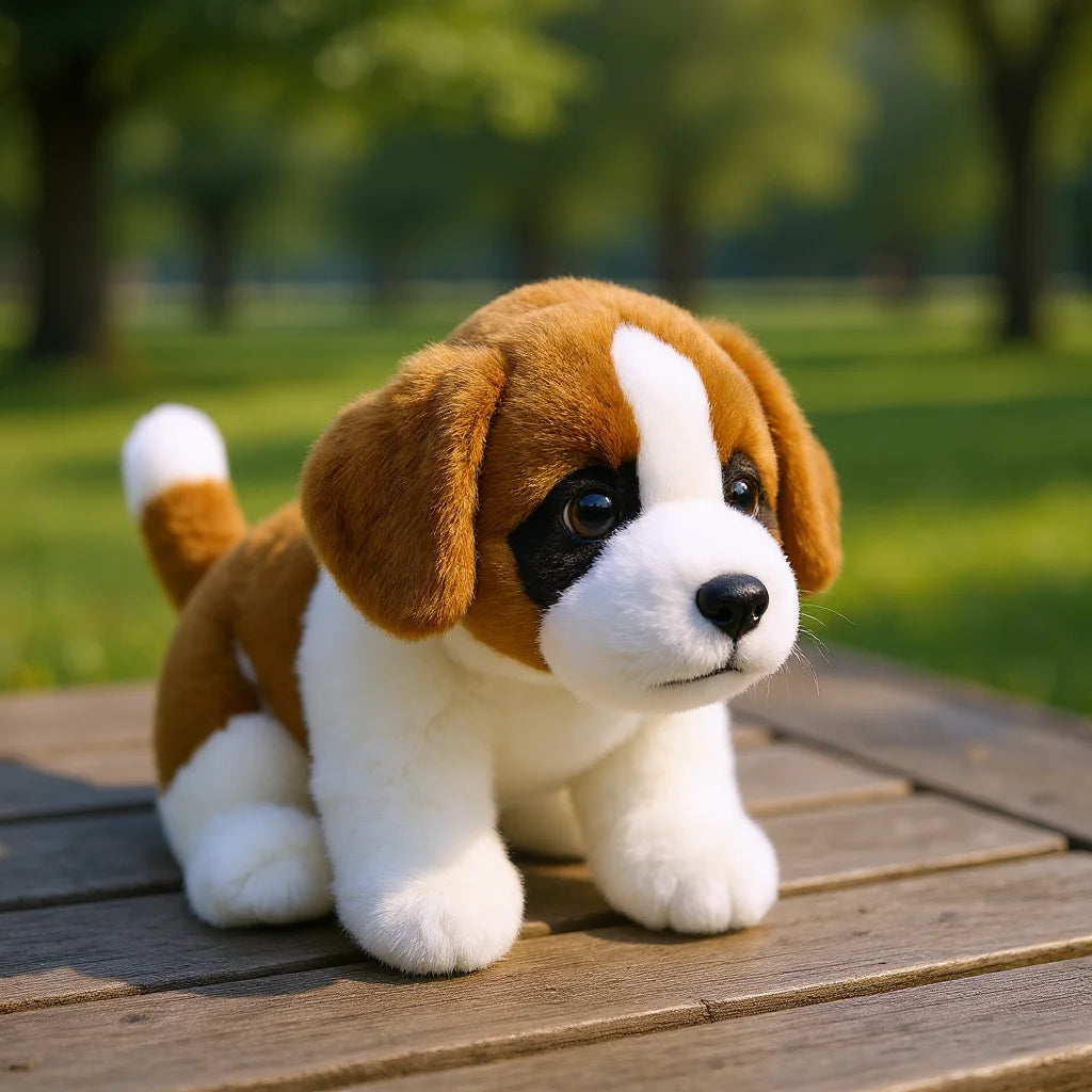 Peluche Chien Saint Bernard - vue 3