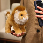Petit Lion Réaliste en Peluche - vue 4