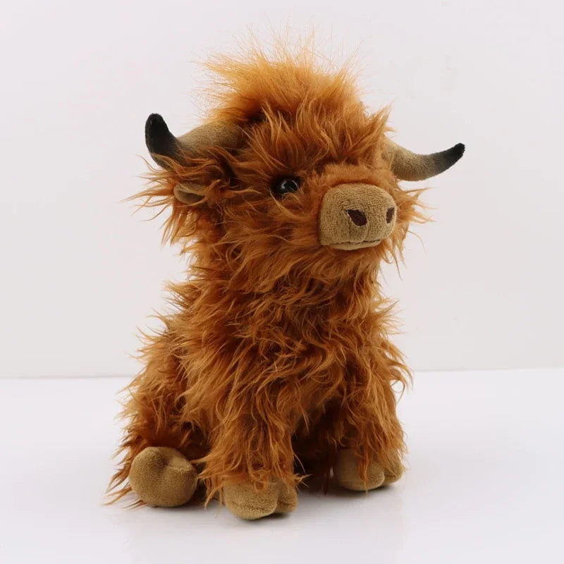 Peluche Vache Highland Réaliste - vue 5