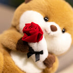 Doudou Loutre avec Rose - vue 2