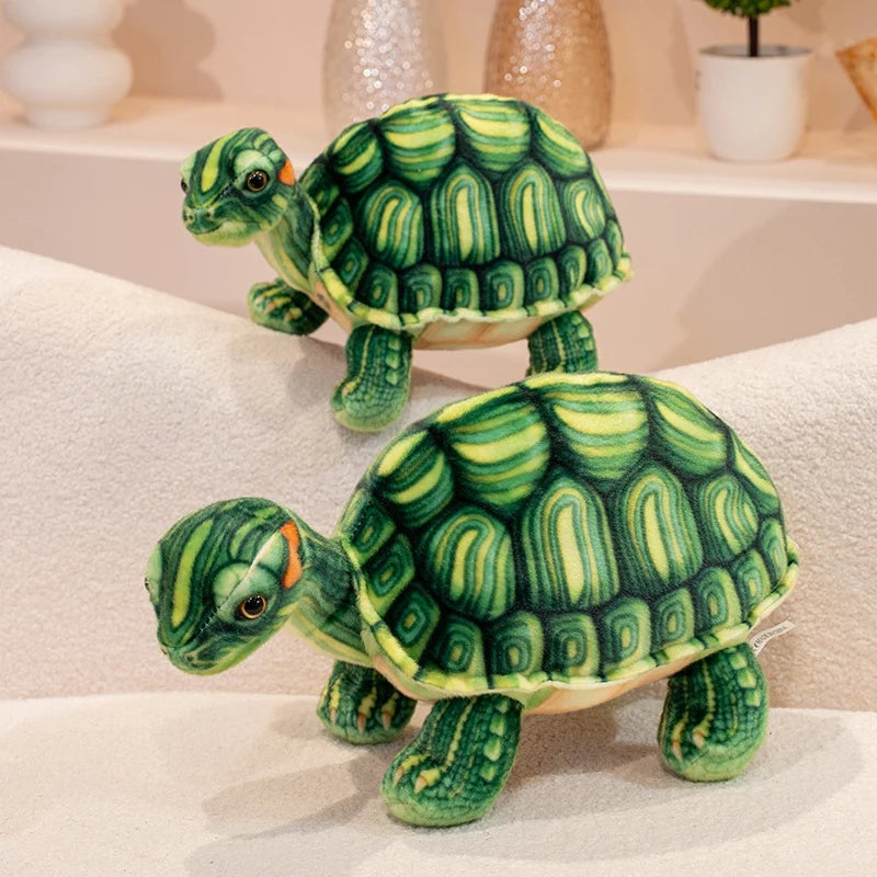 Peluche Tortue Terrestre Réaliste - vue 4