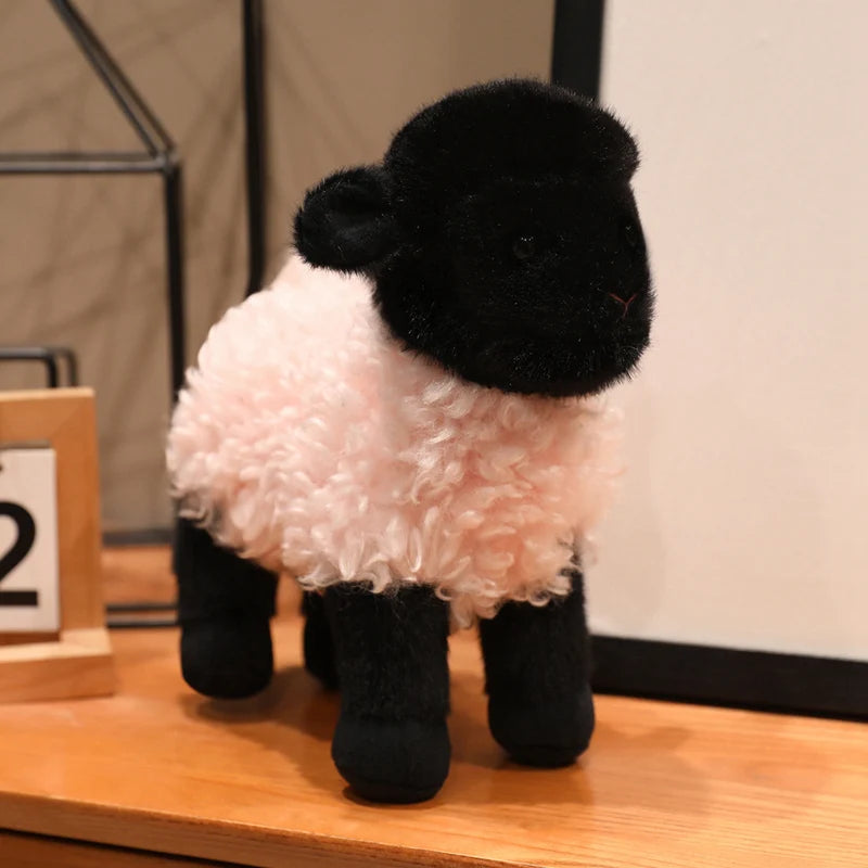 Peluche Agneau Noir avec Fourrure - vue 8