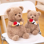 Ours en Peluche avec Fleurs - vue 4