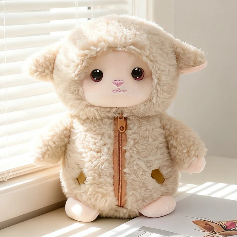 Adorable Mouton en Peluche avec Vêtements - vue 7