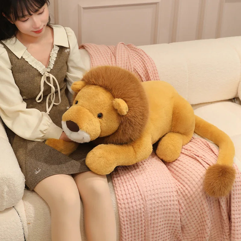 Peluche Lion Géant Couché - vue 3