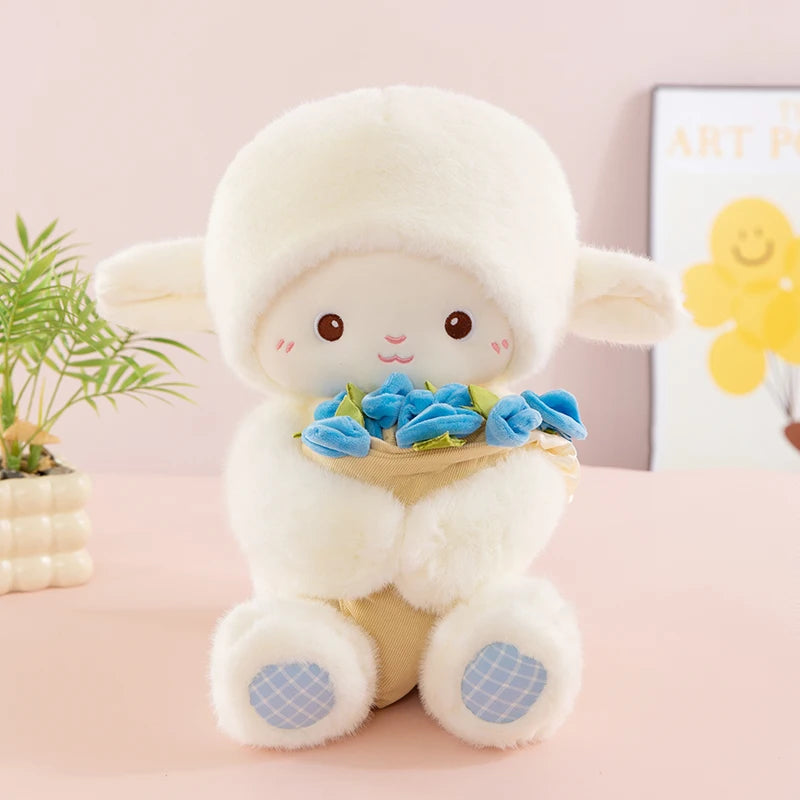 Peluche Mouton avec Bouquet de Fleurs - vue 10