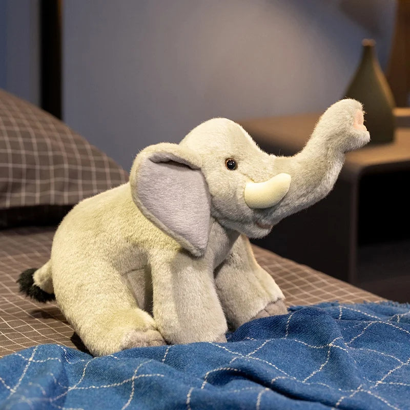 Peluche Éléphant Gris 35 Cm - vue 3