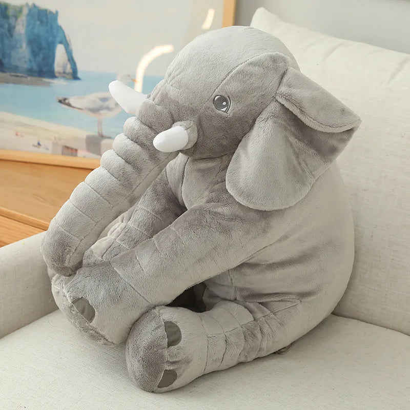 Peluche Éléphant Gris Classique - vue 2