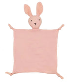 Doudou en Mousseline de Coton de Lapin - Rose - vue 2