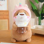 Peluche Loutre Beige Déguisé - vue 7