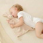 Doudou Lapin Plat - Blanc - vue 3
