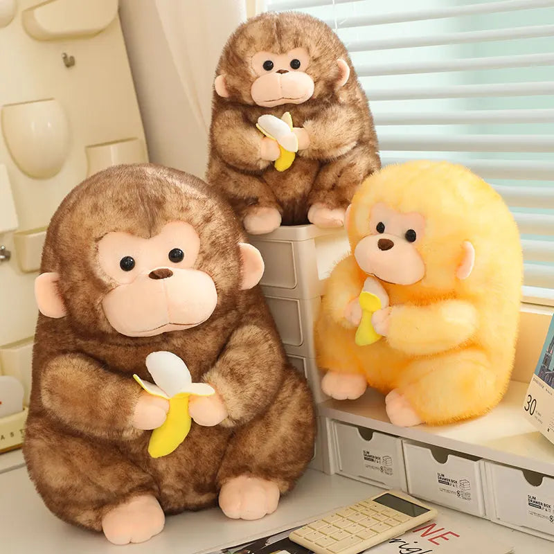 Peluche Singe avec Banane - vue 2