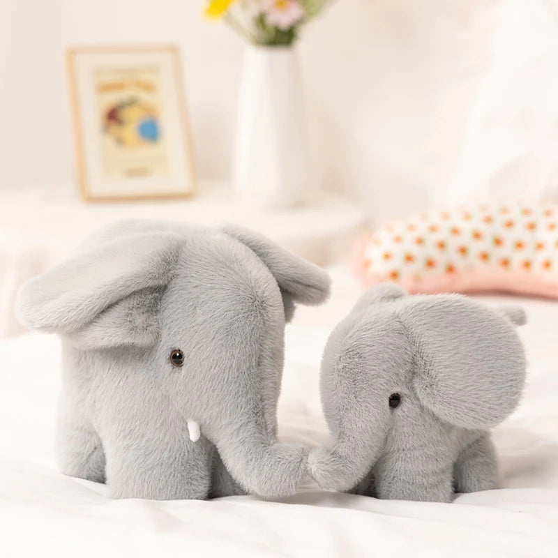 Petit Éléphant Debout en Peluche - vue 2