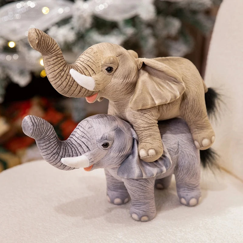 Peluche Éléphant Réaliste - vue 2