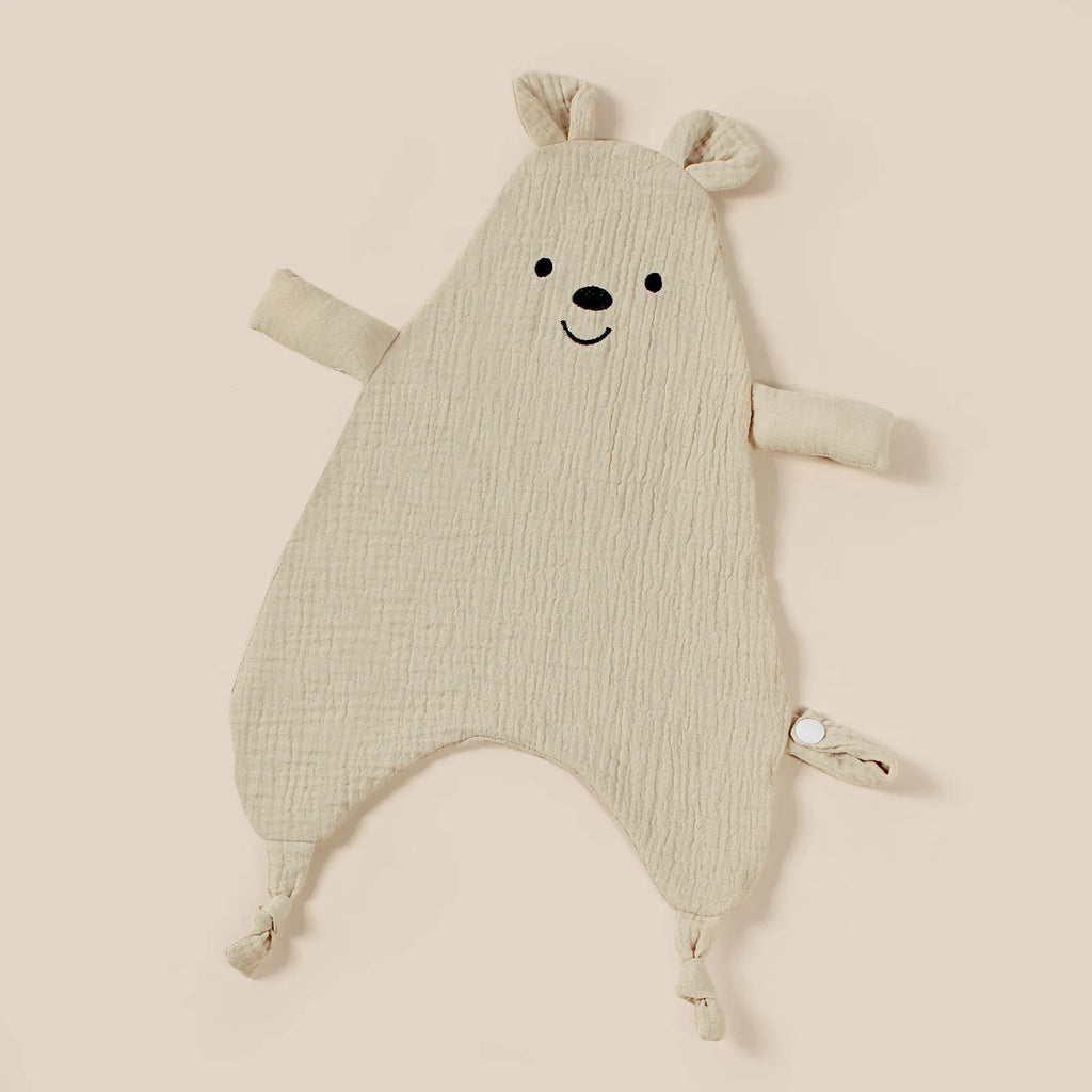 Doudou Plat Ourson en Coton - Multiples Couleurs - vue 8